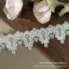 Em estoque Novo Lolita Bordado Solúvel Em Água Lace Leite Seda Único Lado Flor Onda Lace Lace Código De Barras