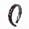 Diadema de Moda y Sencilla Anti-Perla, Diadema Trenzada Redonda Anti-Perla Estilo Coreano Tendencia Fuente