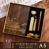 Cuaderno de Madera Maciza Estilo Chino A5 Set de Caja de Regalo Personalizada con Logo Imprimible Cuaderno de Oficina de Alto Valor
