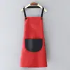 Delantal Impermeable para Festival de Primavera para Uso en Cocina, Ropa Protectora a Prueba de Aceite, Delantal de Cocina para Mujeres, Específico para Catering, Ropa de Trabajo del Año del Caballo con Texto Impreso