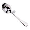 Cuchara de boca profunda de acero inoxidable 304 hecha a mano, cuchara de boca grande para sopa, cuchara para fideos de arroz, cuchara para gachas, cuchara de servicio