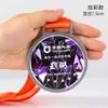 Medalla de Cristal Competición de Maratón Campeón Infantil Medalla de Oro Honor Estudiante Placa Metálica