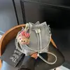 Bolsas Populares de Cores Contrastantes de Grande Capacidade Deste Ano Nova Mochila Feminina Multiuso Ombro Único Transversal Bolsa Saco