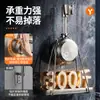 Soporte de ventosa para ducha, soporte para cabezal de ducha de baño sin taladro, fijador de base universal móvil para ducha