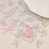 1.2 Agujero Recto Cadena de Teléfono Mariposa Estéreo Diseño DIY Colgante de Correa para Funda de Teléfono Accesorios de Piedra de Cristal Colgante Joyería