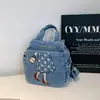 Bolso Nuevo de Mezclilla 2026 para Mujer, Gran Capacidad, Estilo Coreano, Casual, Versátil, Bolso Cruzado para Hombro, Mochila Tote para Viaje