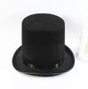Chapéu de Coco Preto Chapéu de Mágico 20cm de Altura Chapéu Lincoln Chapéu de Jazz Oversized Chapéu Alto Chapéu de Copa Plana Chapéu Alto
