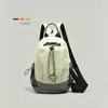 Bolso cruzado de color contrastante de gran capacidad al por mayor para mujer, bolso versátil para botella de agua, para senderismo al aire libre, ciclismo, camping, mochila casual, bolso de pecho