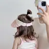 Sombrero de Bebé Verano Delgado Parasol Protección Solar Pico de Pato Parte Superior Abierta Sombrero de Sol para Viaje de Bebé Niño y Niña Sombrero de Malla de Sol de Ala Ancha
