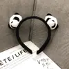 Nova Faixa de Cabeça de Pelúcia com Orelhas de Urso e Coelho Roxas, Presilha de Cabelo Desenho Animado Fofa, Faixa de Cabeça para Lavar o Rosto, Acessório de Cabelo