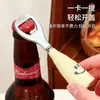 Abrebotellas de Cerveza con Cara Sonriente Linda Mango de Plástico Engrosado Extra Grueso Abrebotellas de Vino Abrelatas Creativo de Acero Inoxidable