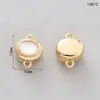 Hebilla de collar de perlas concha gruesa ovalada hebilla magnética para pulsera cierre de collar hebilla de conexión accesorios para manualidades