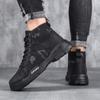 Botas de Algodón Camufladas de Comercio Exterior 2024 Botas de Invierno para Hombre Moda Casual Cálidas Botas Mading Botas de Trabajo de Moda