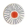 Posavasos Duro de Tierra de Diatomeas Estilo Japonés, Alfombrilla Aislante de Calor para Escritorio, Alfombrilla Absorbente Anti-quemaduras, Posavasos para Taza de Café y Té Estilo Wabi-Sabi, Secado Rápido