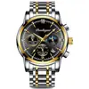 Boda berenjena nuevo impermeable luminoso multifuncional reloj para hombre estudiante moda coreana comercio exterior reloj de cuarzo