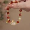 Pulsera de Cuentas Romas de Mariposa Super Hada Diseño de Nicho Femenino Ins Mori Hada Pulsera de Cuentas de Color Dulce para Novias