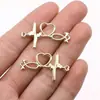 19x 34mm 1.8g accesorios de joyería multicolor DIY hecho a mano corazón de amor corazón electrocardiograma conector de amor