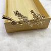 Accesorios para horquillas DIY de oro de 14 quilates que conservan el color, cobre puro, nubes auspiciosas huecas, flor, accesorios para el cabello antiguos, material para horquillas, pinza de pico de pato