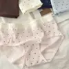 "Malvavisco Suave y Ceroso" [Entrepierna Probiótico] Ropa Interior de Algodón Puro para Mujer 10A Pantalones Antibacterianos con Entrepierna Extendida para Niñas
