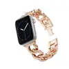 Adequado para pulseira Apple Watch iWatch8 nova pulseira de relógio applewatch7 6ª geração metal corrente de jeans corrente