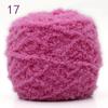 Estambre de Terciopelo Coral de Tres Hebras para Bebé, Grosor Medio, Bola de Estambre, Hilo para Bufanda, Algodón, Hilo para Toalla, Bolsa Tejida a Mano