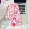 Adecuado para Transsion Pop9 Estilo Japonés Estilo Ins Hello Kitty 3D Hot60+ Nota30 de Moda Funda para Teléfono de Chica Linda