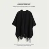 Chal de Punto a Cuadros Imitación Cachemir para Mujer Otoño e Invierno Capa Gruesa Oversize Ropa de Abrigo Viaje Habitación con Aire Acondicionado Capa con Abertura Manta