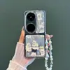 Lindo West Highland Adecuado para Funda de Teléfono Móvil Huawei Pocket2 Samsung Xiaomi Zflip 40% de descuento Funda Apilada para Teléfono Móvil Hilo de Plumas