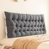 Almofada de Cabeceira de Cama Estilo Ins, Travesseiro de Cama, Tatame Grande com Encosto, Capa Macia com Alças Removíveis, Lavável