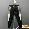 Pantalones casuales iguales a los de las celebridades de Internet para hombre, moda de otoño, combinan con todo, con costuras, atados en el tobillo, pantalones de chándal, pantalones harén de punto cortos para jóvenes