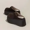 Zapatos Birkenstock con Suela Gruesa para Aumentar la Altura y Forro de Lana, Mocasines Cerrados sin Cordones para Mujer, Nuevo Estilo Otoño e Invierno 2025