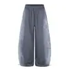 2026 Estilo Urbano de Moda Bordado de Letras Cintura Media Desgastados Curvos Casuales Pantalones Suministro al por Mayor 04