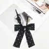 Puntos de ola pequeños para niñas, mango largo, flor de cuello, ángulo plano, corbata de lazo JK, estilo casual japonés y coreano, color sólido, fabricantes en stock, venta al por mayor
