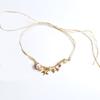 Decorações para Chapéus de Verão no Atacado, Decorações de Tecelagem Feitas à Mão com Concha Estrela de Cinco Pontas Banhada a Ouro, Cordões Decorativos de Concha
