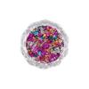 Influenciadora de Nail Art Decorações Coloridas de Pedra Triturada Dourada e Prateada Novas Decorações de Unhas 2025 Fragmentos Coloridos Irregulares