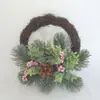 Atacado de Fabricante Transfronteiriço da Amazon Guirlandas de Natal, Decorações de Guirlanda Artificial de Rattan