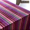 Estilo Étnico Estilo Yunnan Tela Estilo Étnico Lijiang Cortina Decoración Mantel Tela de Lino Funda de Sofá Cojín