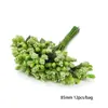 Flor Artificial Verde Núcleo de Flor de Espuma Estame de Flor Fruta DIY Grampo de Cabelo Feito à Mão Acessórios de Cabelo Materiais e Acessórios para Decoração de Flores