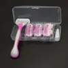 Directo de fábrica cuchillo depilador para mujer cuchillo de afeitar rasuradora vello de axila vello de pierna vello púbico depilador manual En caja Venta al por mayor