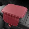 Alfombrilla para Caja de Reposabrazos de Coche Bolsa de Almacenamiento Grande Multifuncional Alfombrilla Central Elevadora de Cuero para Coche Alfombrilla Universal para Reposabrazos
