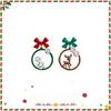 25 Nuevos Pendientes de Navidad con Borlas de Estrella de Cinco Puntas para Otoño e Invierno, Pendientes Lindos y Dulces, Elegantes Versátiles, Pendientes No Perforados