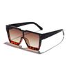 Gafas de Sol Raine de Montura Grande con Lentes de Una Pieza, Gafas de Sol Plateadas de Moda para Mujer, Aspecto de Alta Gama, Protección UV