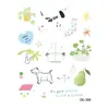 Lindo Gelatina Gel Estilo Coreano Ins Primavera Manchas Cachorro Lindo Pegatina Gelatina Alivio Gelatina Pegatina DIY Decoración