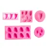 Moldes de Silicona de Hojas de Varios Tamaños, Moldes para Fondant, Moldes para Chocolate, Moldes de Encaje, Moldes para Decoración de Pasteles