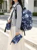 Mochila grande de estilo japonés, simple y casual, para estudiantes, adecuada para chicos de secundaria, preparatoria y universidad, versátil para chicas
