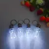 Bombilla LED de colores bombilla pequeña llavero colgante para ropa regalo pequeño creativo logo imprimible