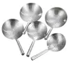 Escumadeira de Aço Inoxidável Espessada 304 para Fritura, Escumadeira de Tambor de Óleo Chef Doméstico Comercial, Coador de Cozinha, Escumadeira Grande