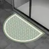 Alfombrilla de suelo absorbente de 3.5 mm antideslizante para baño de interior de alta gama, alfombrilla para pies de estilo chino de secado rápido anticaída