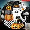 Decoración de Letrero de Madera del Día de Muertos Transfronterizo Halloween Letrero de Madera de Alta Gama Fiesta Festiva Calavera Personalización