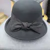 Gorro de Copa de Lana para Mujer en Otoño e Invierno Sombrero de Fieltro de Terciopelo Retro Francés Estilo Dama Sombrero de Lujo Elegante Accesible